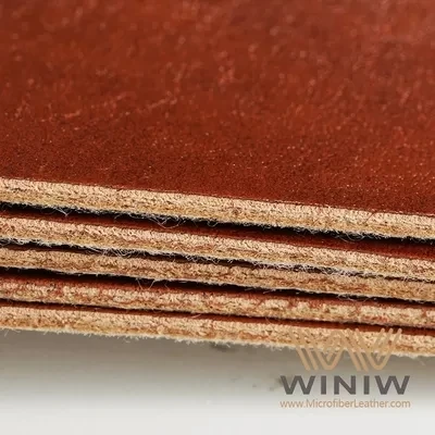 Faux Leather Material Polyurethane Fabric Leather For Labels